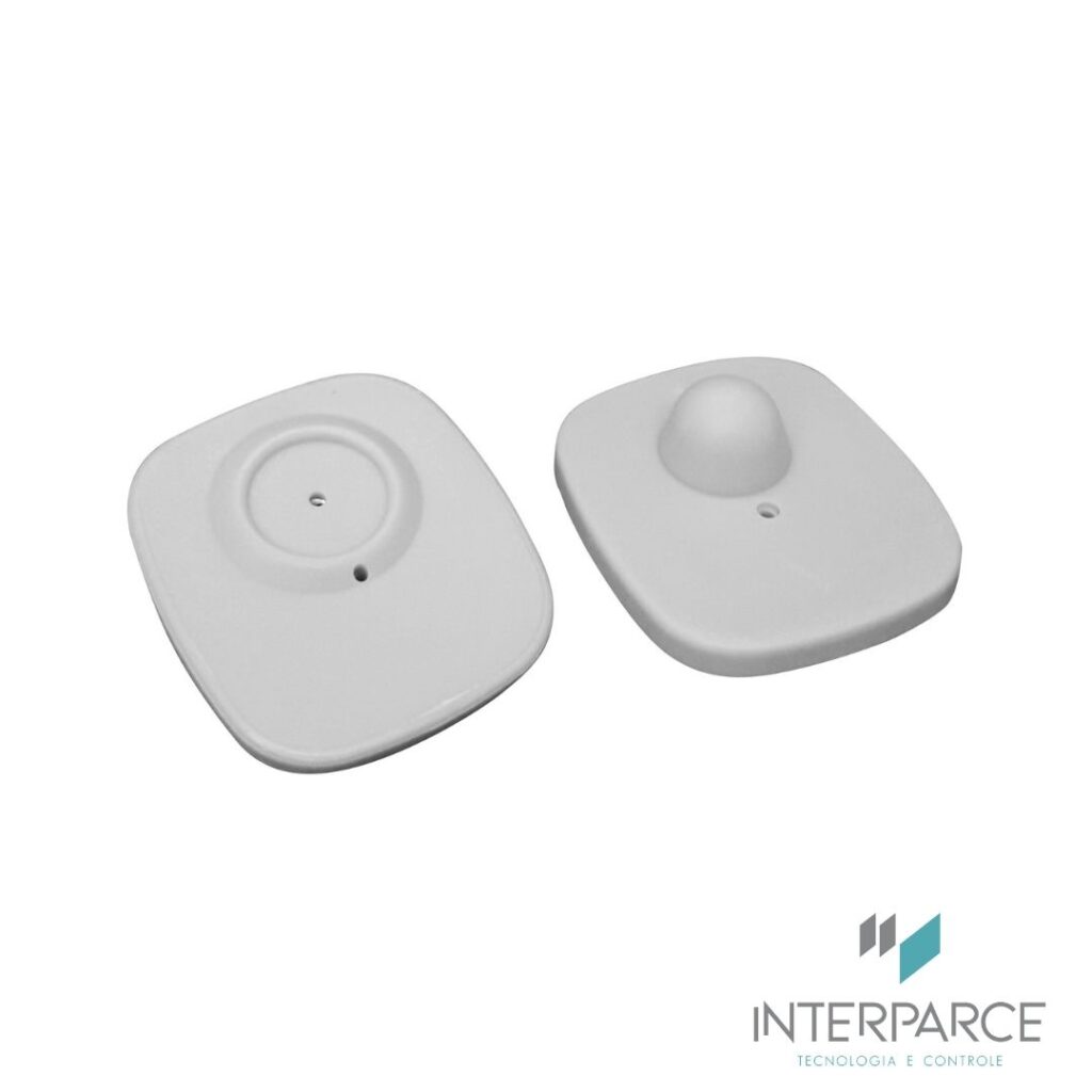 Etiqueta Rígida RF Mini Cinza